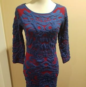 Blue Rain Sweater Dress